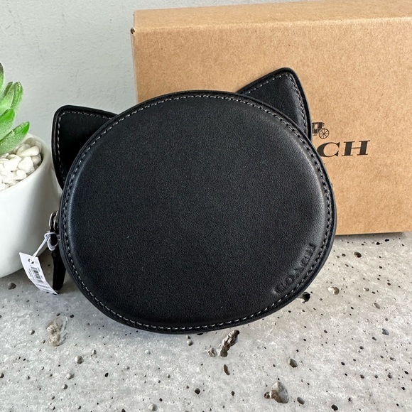 NWT Coach Cat Coin Case - Picture 8 of 10